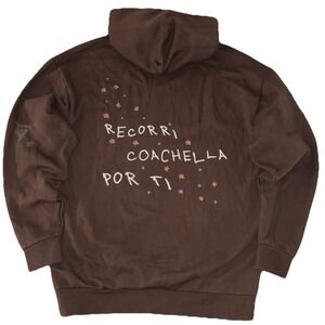 Ivan Cornejo Hoodie XXL Brown Astronaut Coachella'25 Exclusive NEW *flaws